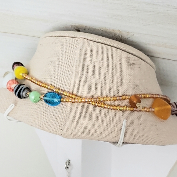 Multi Chunky Long Assorted Beads with Small Seed Beads Necklace - Picture 4 of 6
